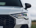 2021 Audi Q3 Sportback 45 TFSI e Plug-In Hybrid (Color: Dew Silver; UK-Spec) Headlight Wallpapers 150x120