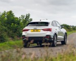 2021 Audi Q3 Sportback 45 TFSI e Plug-In Hybrid (Color: Dew Silver; UK-Spec) Rear Wallpapers 150x120