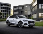 2021 Audi Q3 Sportback TFSI e Plug-In Hybrid (Color: Glacier White) Front Three-Quarter Wallpapers 150x120