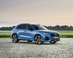 2021 Audi Q3 TFSI e Plug-In Hybrid (Color: Turbo Blue) Front Three-Quarter Wallpapers 150x120