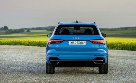 2021 Audi Q3 TFSI e Plug-In Hybrid (Color: Turbo Blue) Rear Wallpapers 450x275 (12)