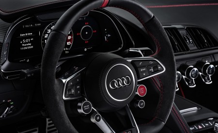 2021 Audi R8 Panther Edition Interior Steering Wheel Wallpapers 450x275 (12)