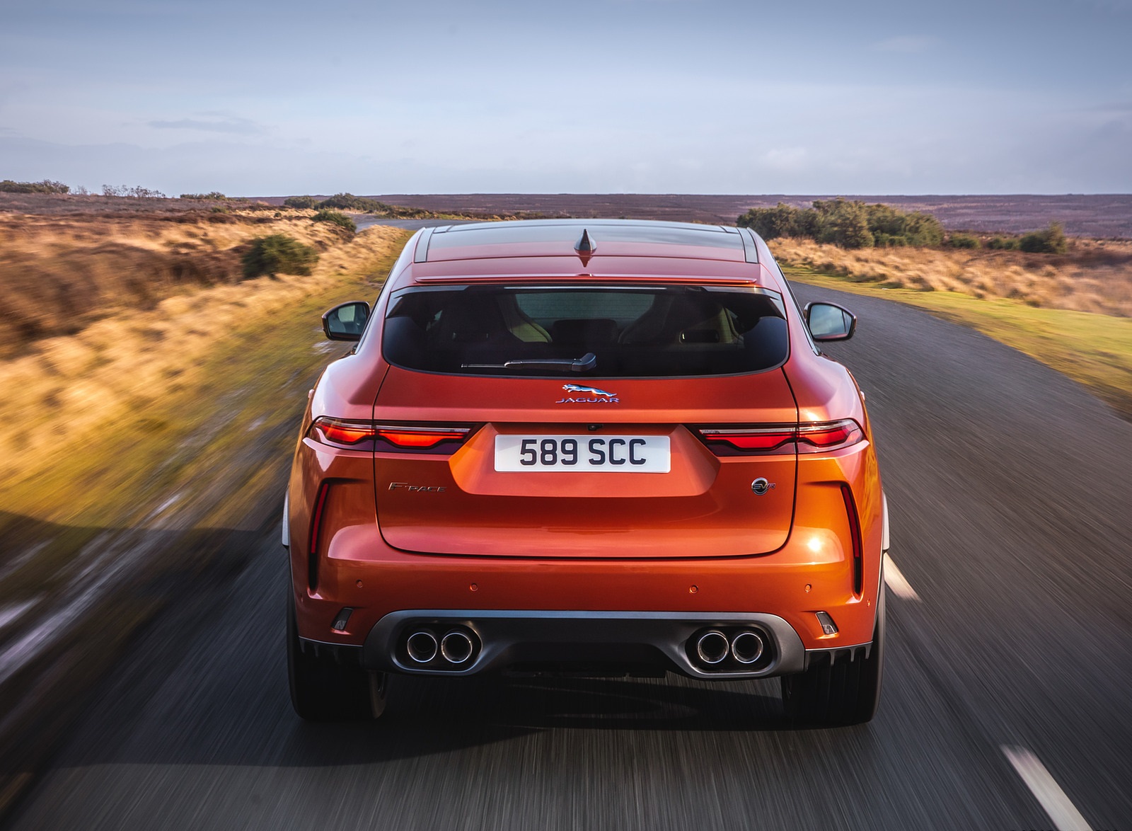 2021 Jaguar F-PACE SVR (Color: Atacama Orange) Rear Wallpapers #41 of 125