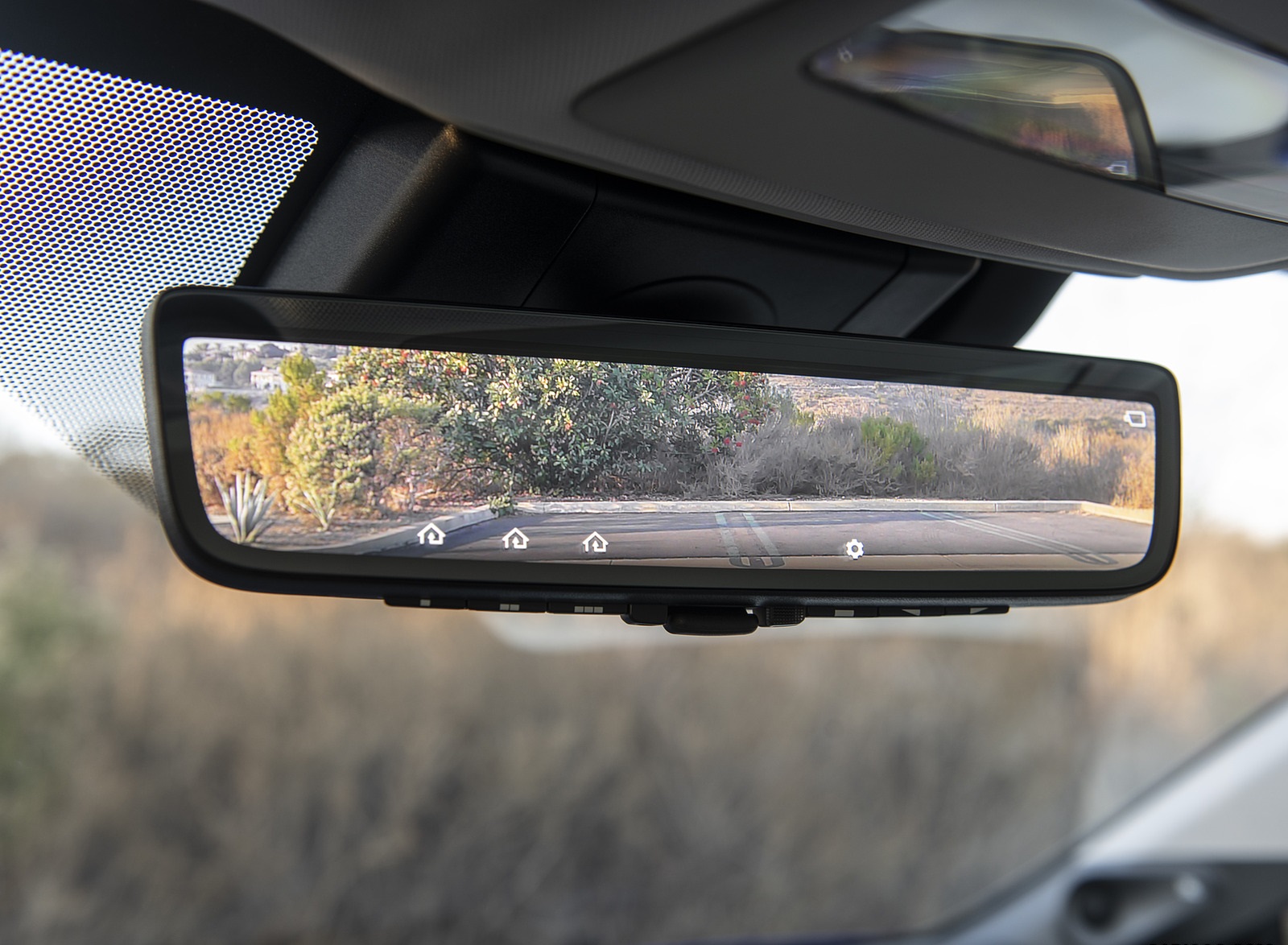 2021 Toyota Mirai FCEV Digital Rear View Mirror Wallpapers #11 of 164