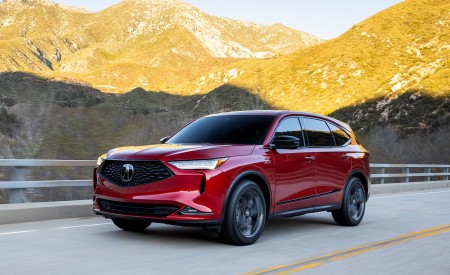 2022 Acura MDX A-Spec Front Three-Quarter Wallpapers 450x275 (3)