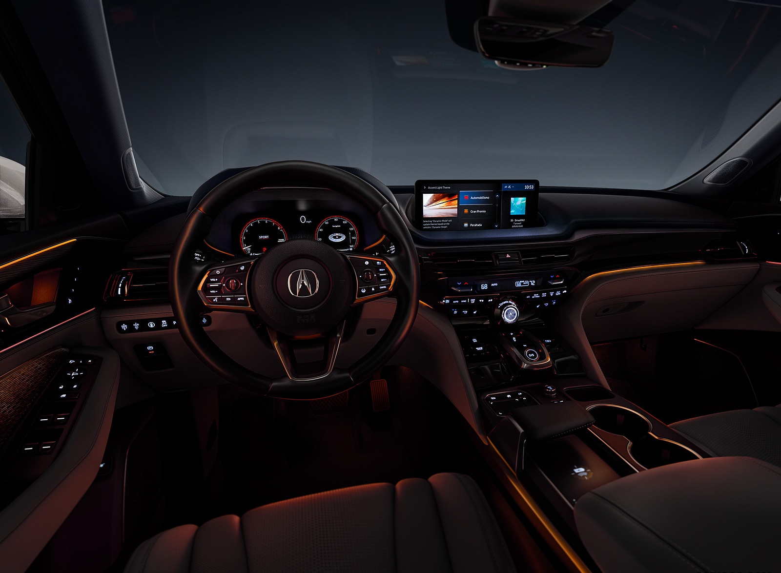 2022 Acura MDX Interior Ambient Lighting Wallpapers #37 of 43