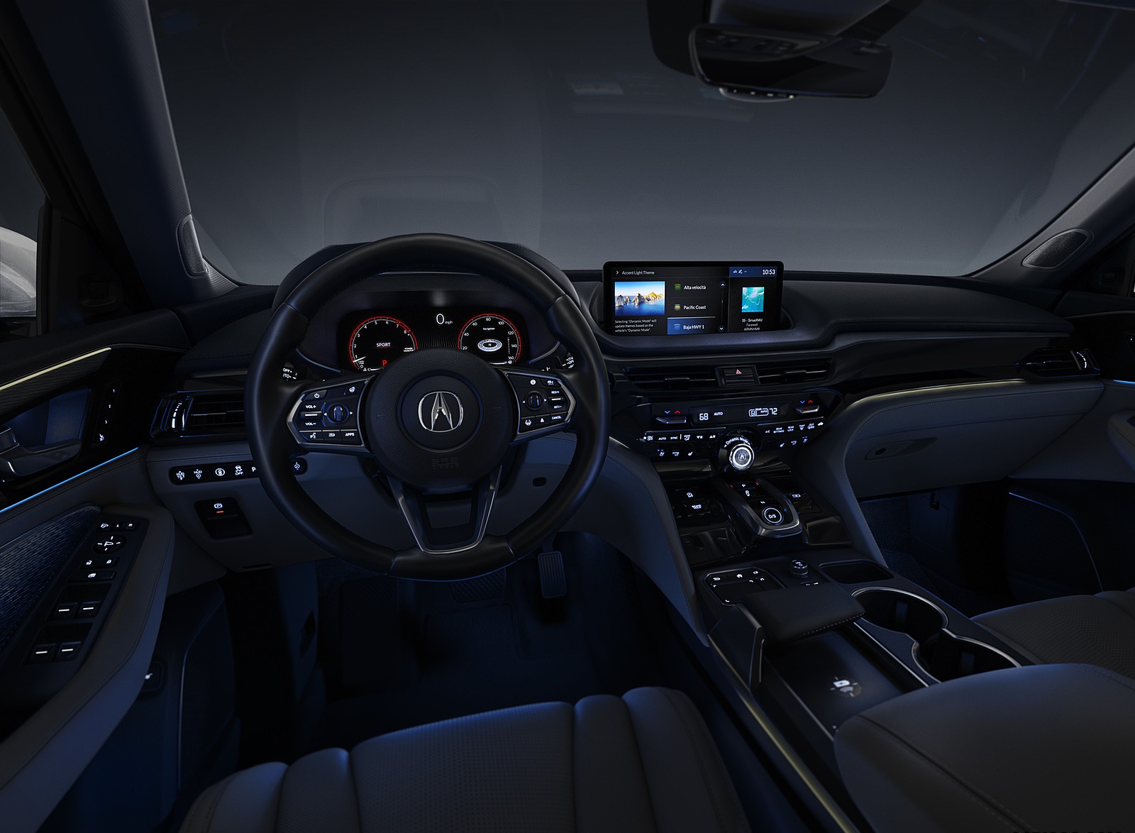 2022 Acura MDX Interior Ambient Lighting Wallpapers #39 of 43