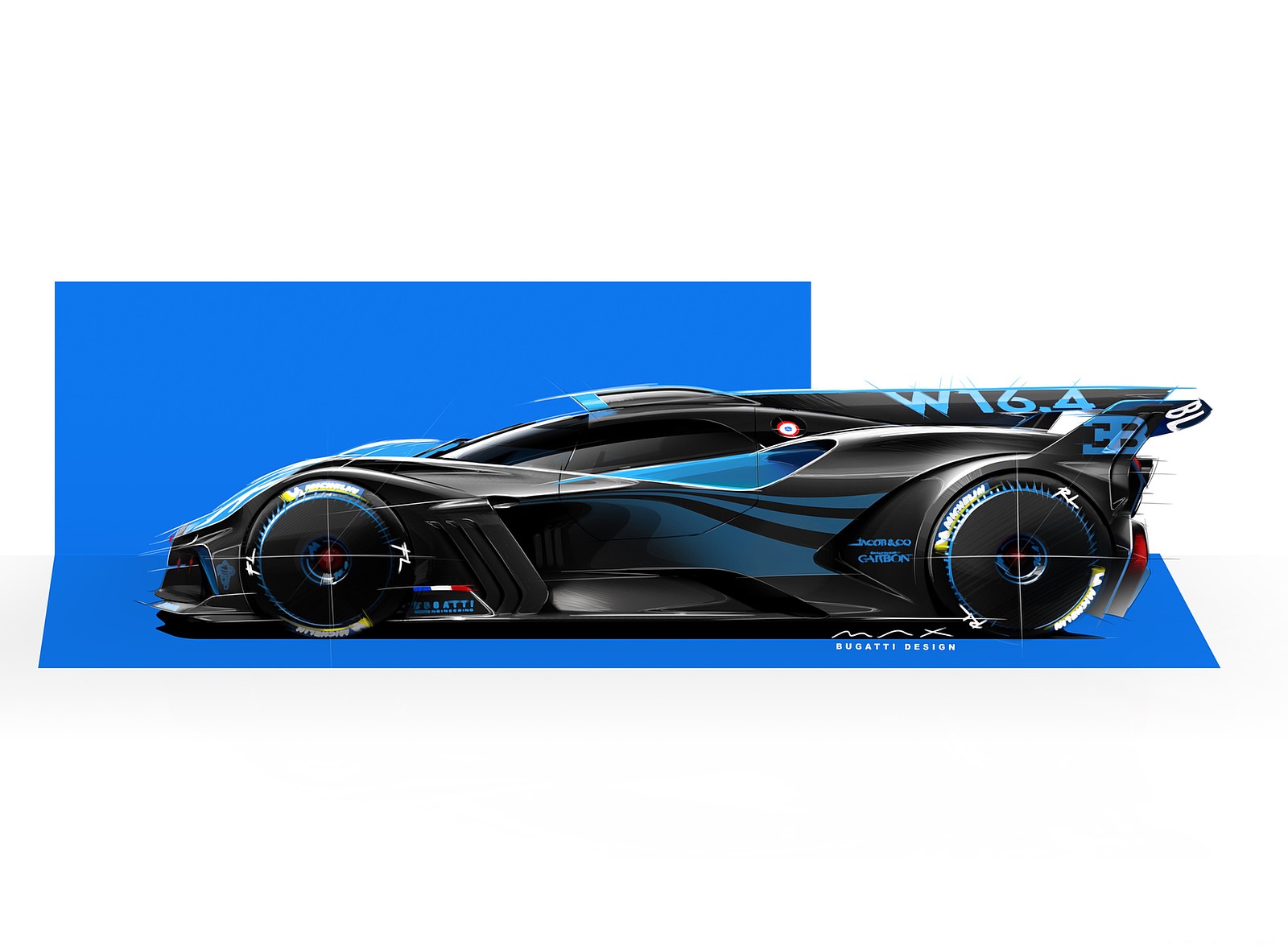 2020 Bugatti Bolide Concept Design Sketch Wallpapers #31 of 36