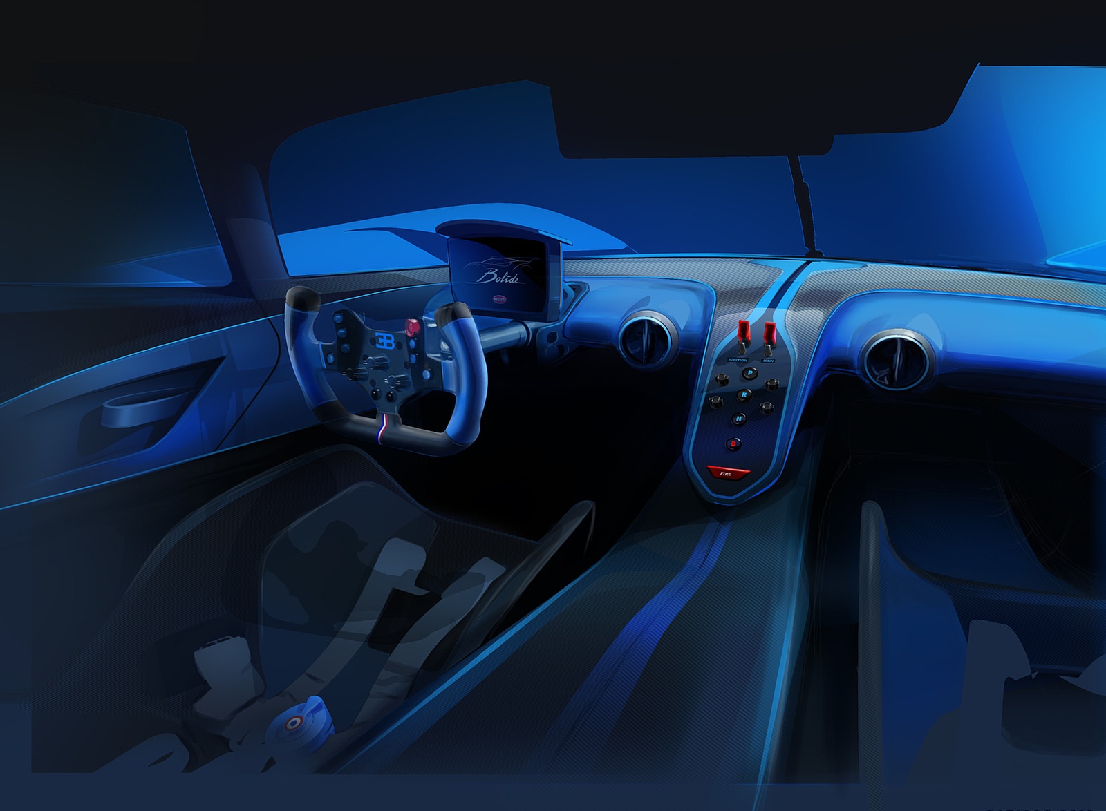 2020 Bugatti Bolide Concept Design Sketch Wallpapers #36 of 36