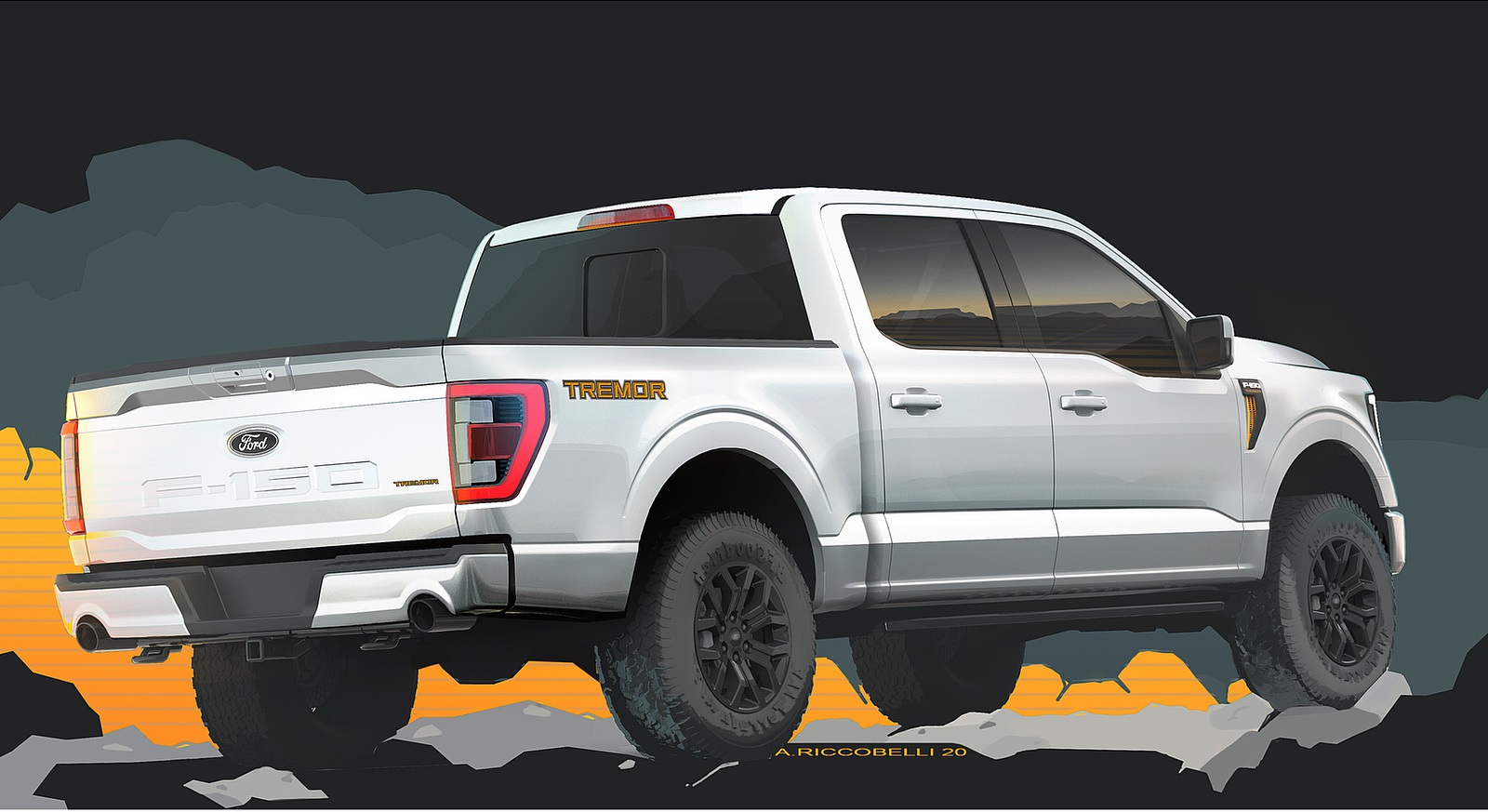 2021 Ford F-150 Tremor Design Sketch Wallpapers #26 of 26