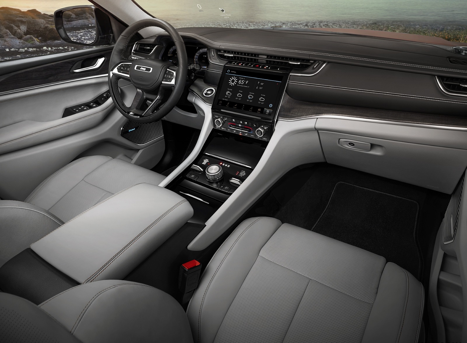 2021 Jeep Grand Cherokee L Overland Interior Wallpapers #40 of 51