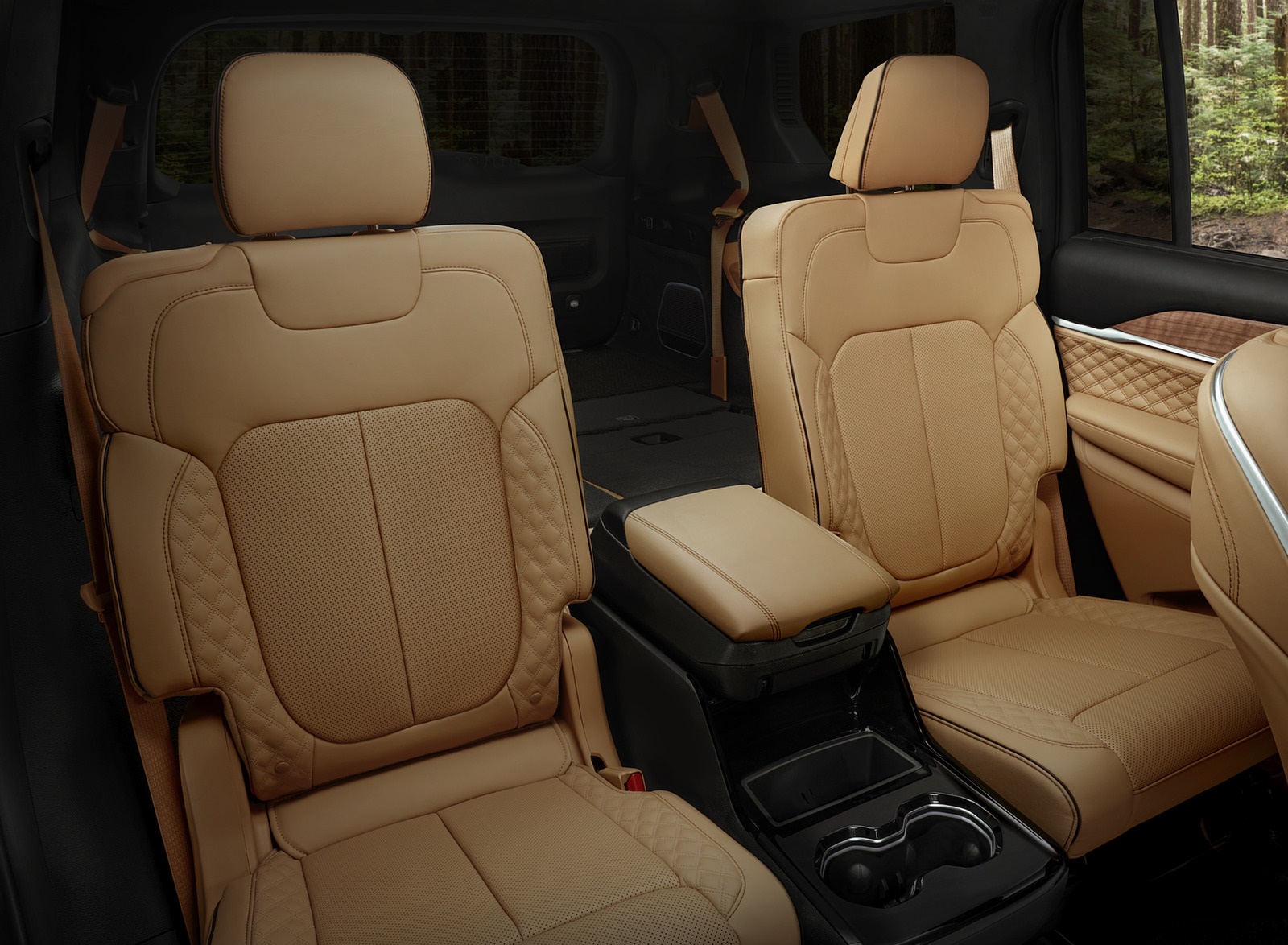 2021 Jeep Grand Cherokee L Summit Reserve Interior Rear Seats Wallpapers #89 of 100