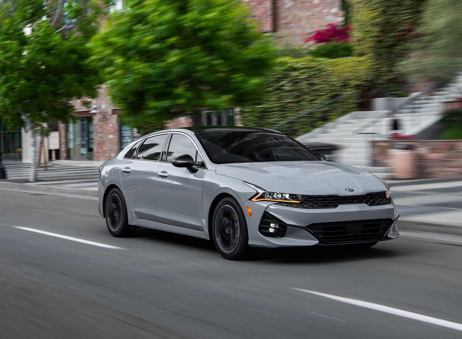 2021 Kia K5 GT-Line AWD Front Three-Quarter Wallpapers (1). Download Wallpaper