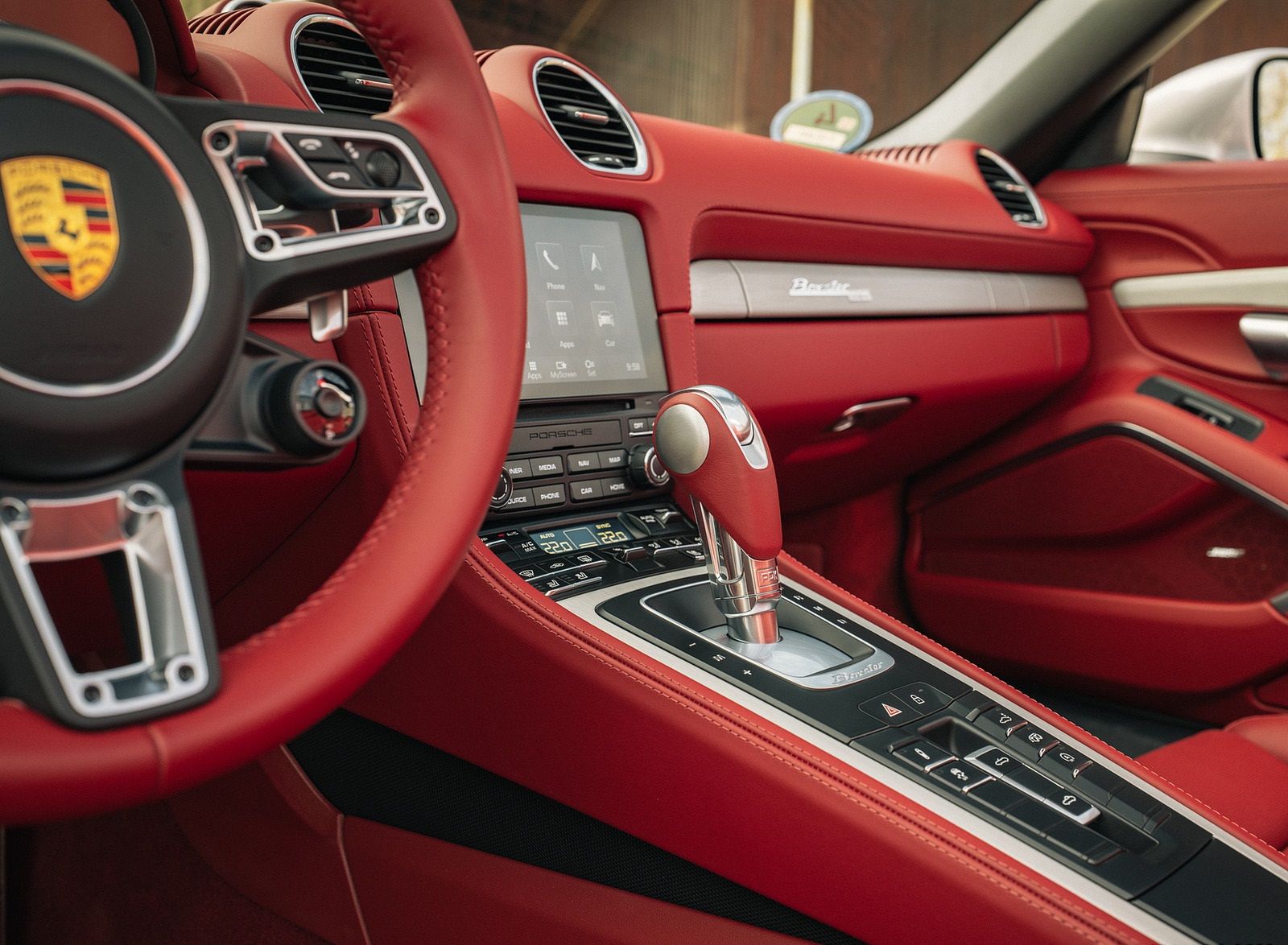 2021 Porsche 718 Boxster GTS 4.0 25 Years Central Console Wallpapers #139 of 185