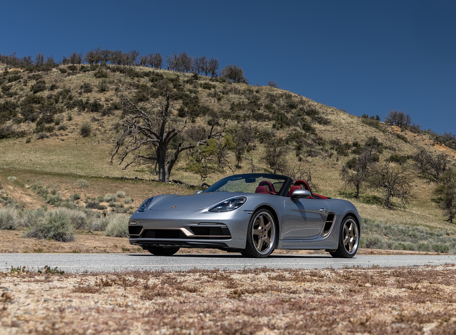 2021 Porsche 718 Boxster GTS 4.0 25 Years (Color: GT Silver) Front Three-Quarter Wallpapers #50 of 185