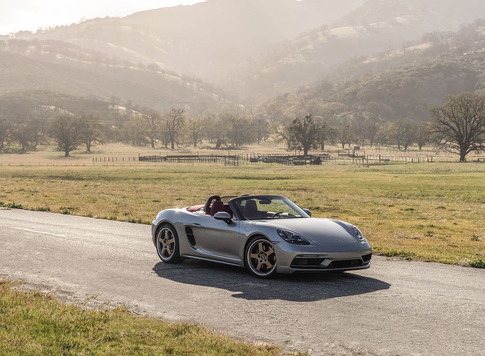 2021 Porsche 718 Boxster GTS 4.0 25 Years (Color: GT Silver) Front Three-Quarter Wallpapers #43 of 185