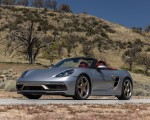 2021 Porsche 718 Boxster GTS 4.0 25 Years (Color: GT Silver) Front Three-Quarter Wallpapers 150x120