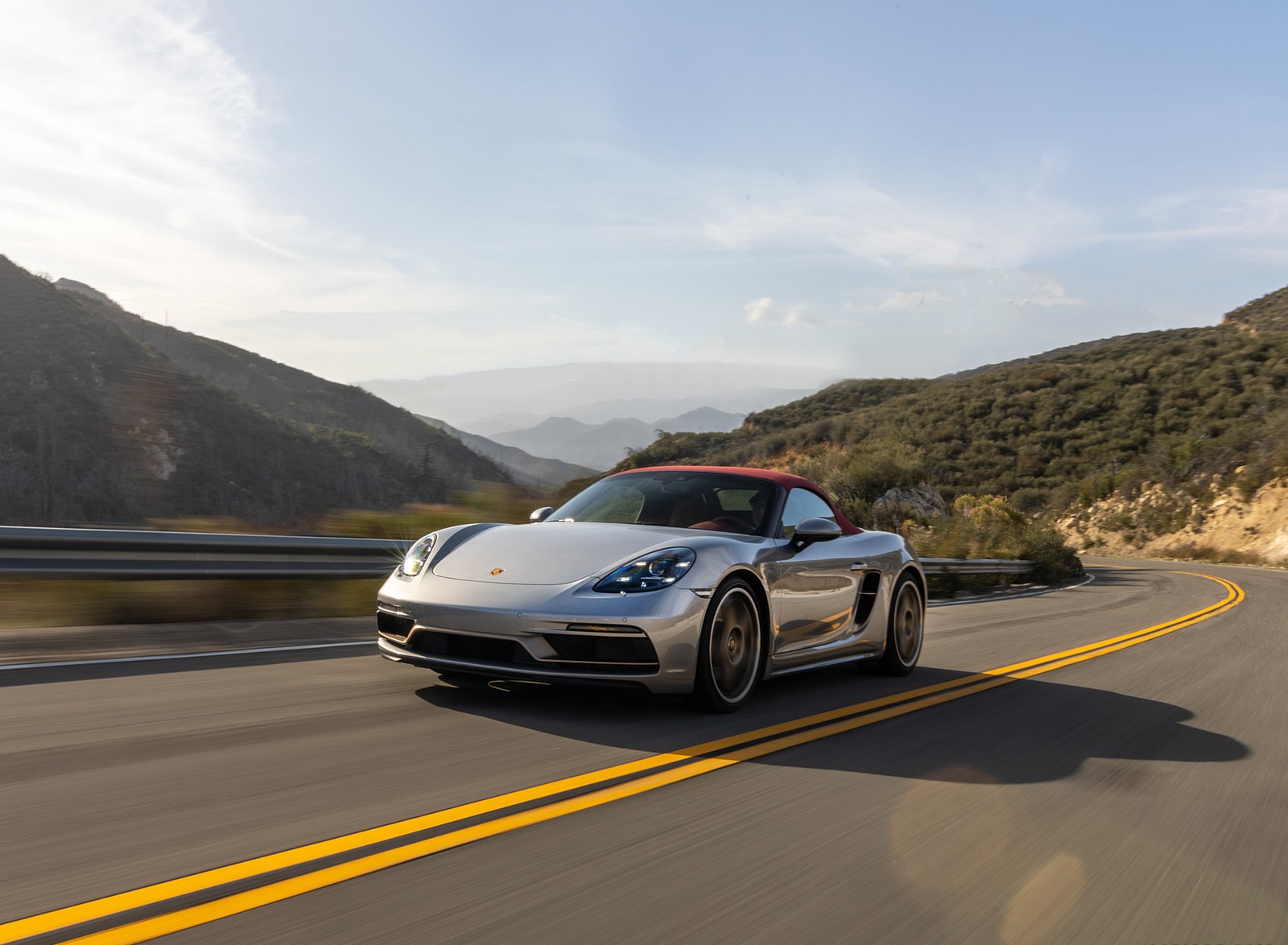 2021 Porsche 718 Boxster GTS 4.0 25 Years (Color: GT Silver) Front Three-Quarter Wallpapers #16 of 185