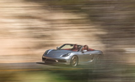 2021 Porsche 718 Boxster GTS 4.0 25 Years (Color: GT Silver) Front Three-Quarter Wallpapers 450x275 (39)