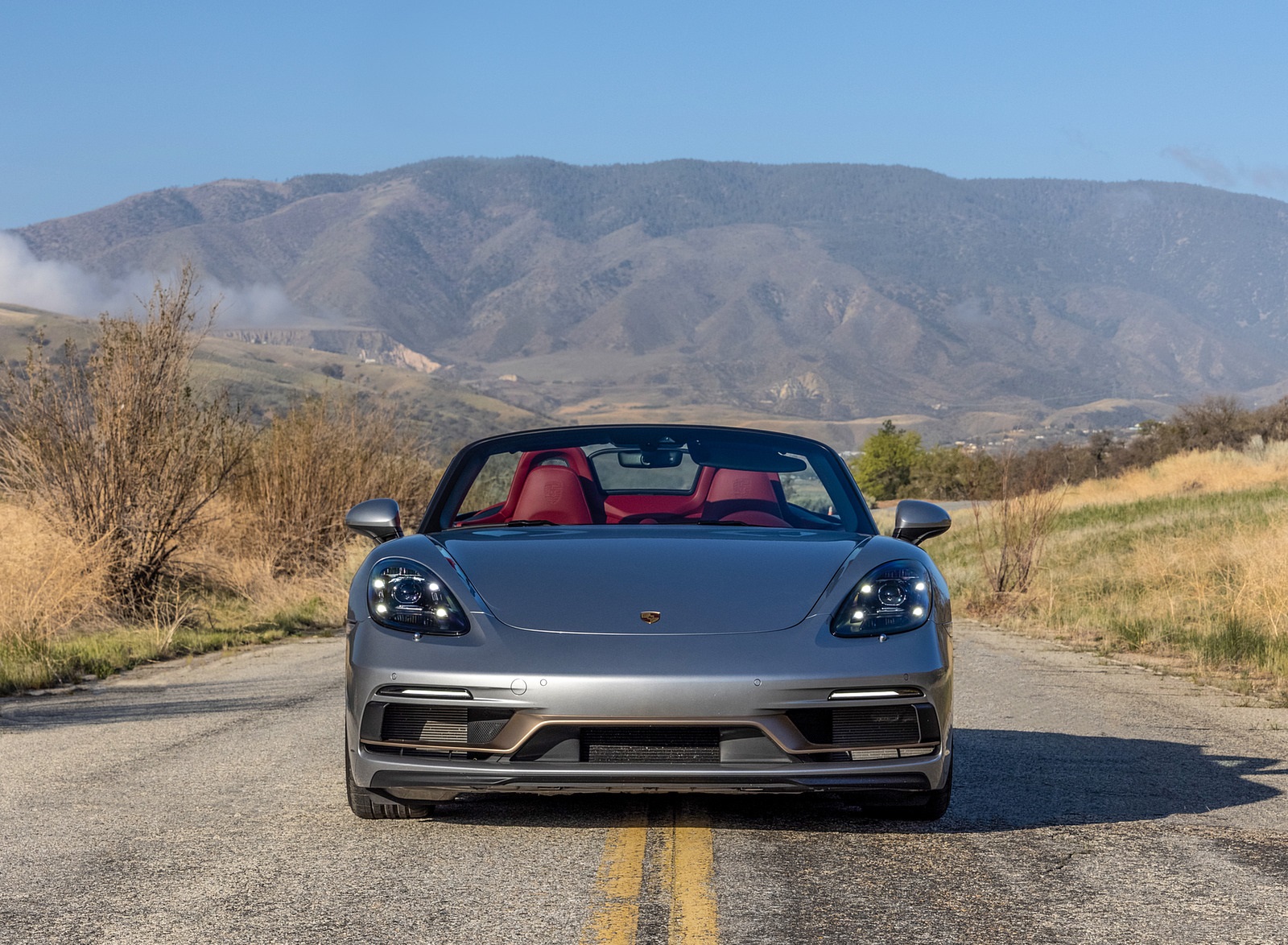 2021 Porsche 718 Boxster GTS 4.0 25 Years (Color: GT Silver) Front Wallpapers #47 of 185