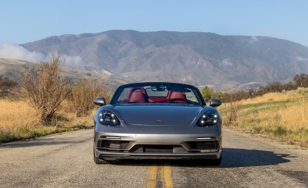 2021 Porsche 718 Boxster GTS 4.0 25 Years (Color: GT Silver) Front Wallpapers 450x275 (48)
