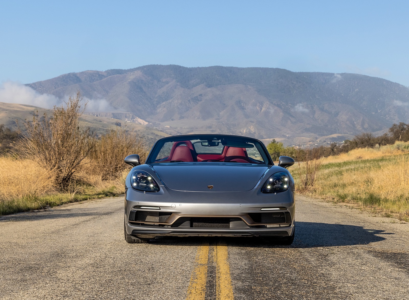 2021 Porsche 718 Boxster GTS 4.0 25 Years (Color: GT Silver) Front Wallpapers #48 of 185