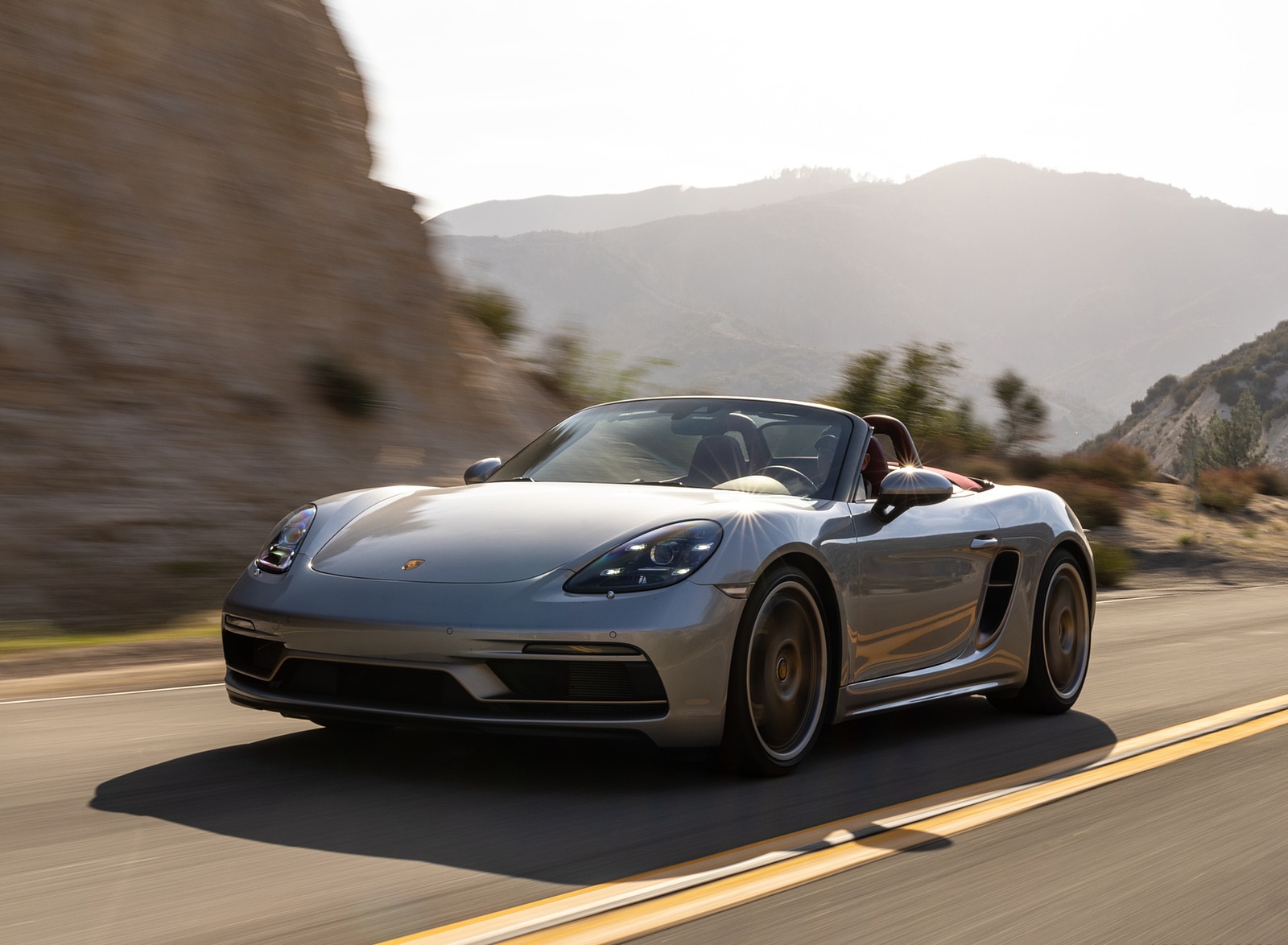 2021 Porsche 718 Boxster GTS 4.0 25 Years (Color: GT Silver) Front Wallpapers  #21 of 185