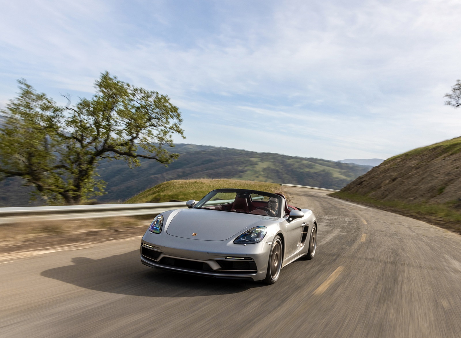 2021 Porsche 718 Boxster GTS 4.0 25 Years (Color: GT Silver) Front Wallpapers #13 of 185