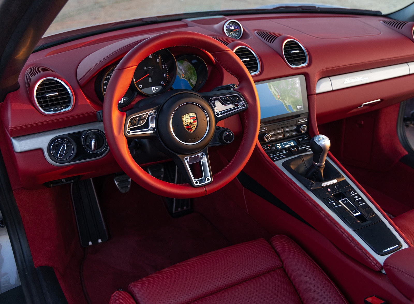 2021 Porsche 718 Boxster GTS 4.0 25 Years (Color: GT Silver) Interior Wallpapers #76 of 185