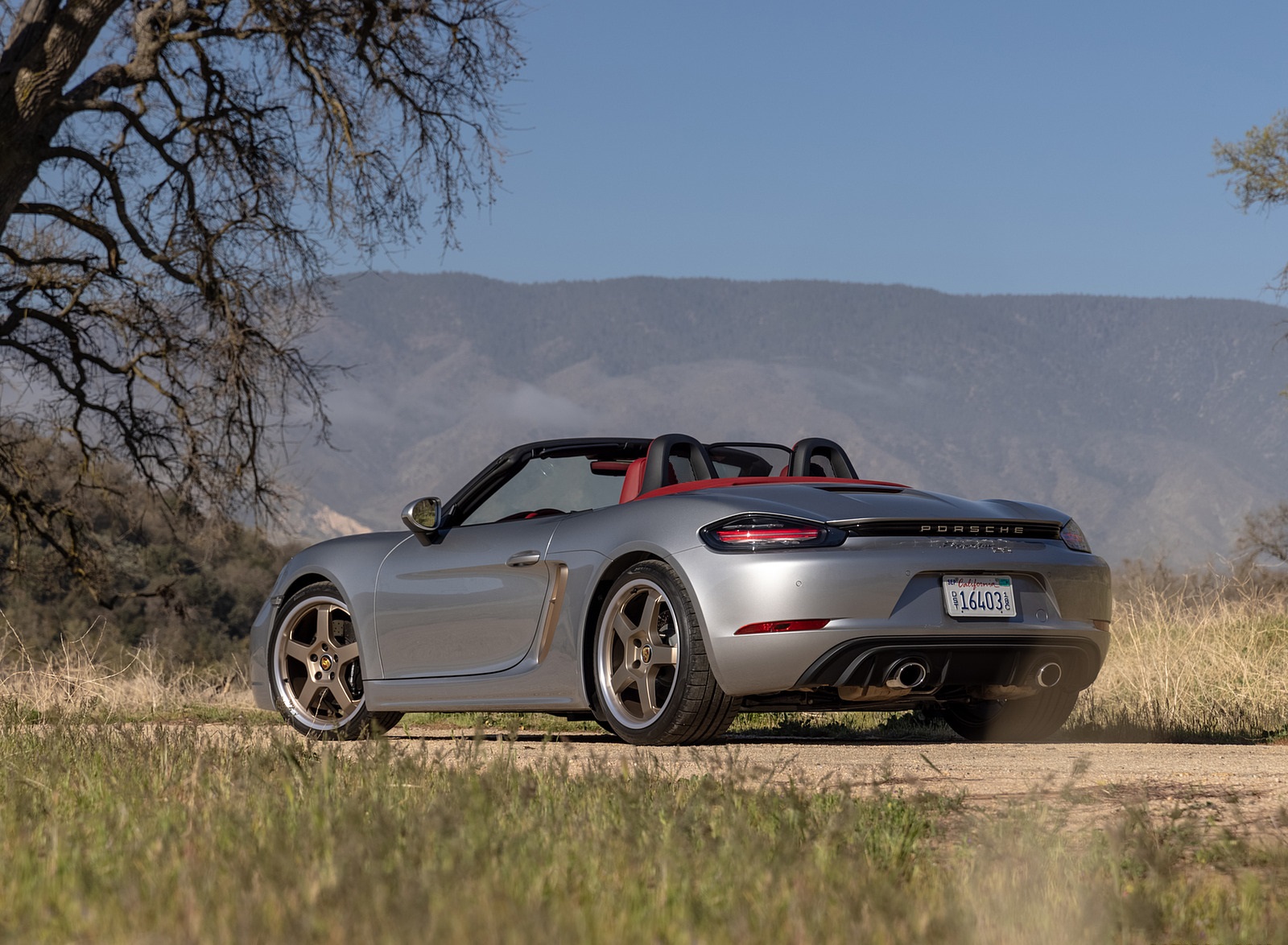 2021 Porsche 718 Boxster GTS 4.0 25 Years (Color: GT Silver) Rear Three-Quarter Wallpapers #54 of 185
