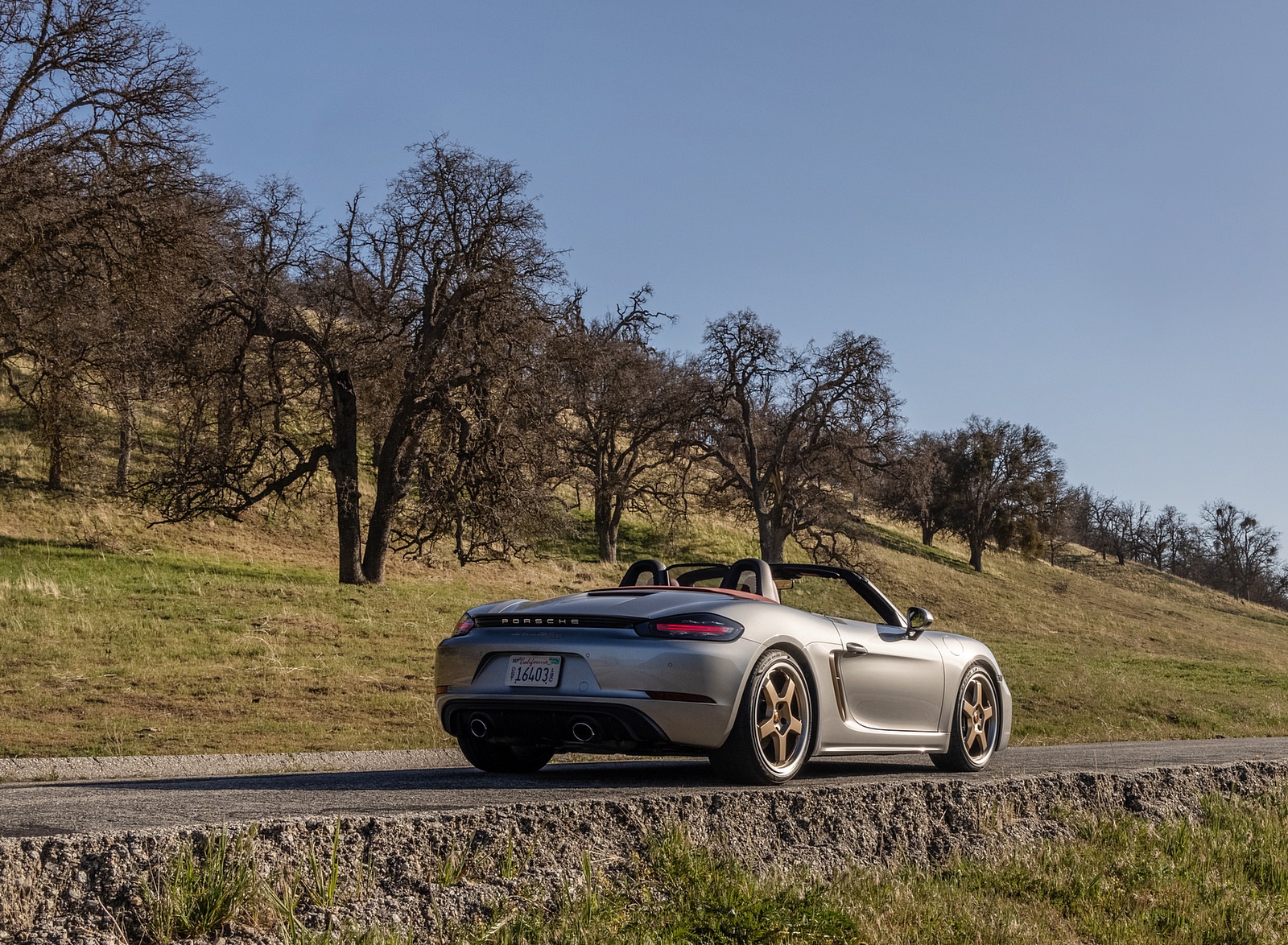 2021 Porsche 718 Boxster GTS 4.0 25 Years (Color: GT Silver) Rear Three-Quarter Wallpapers  #56 of 185