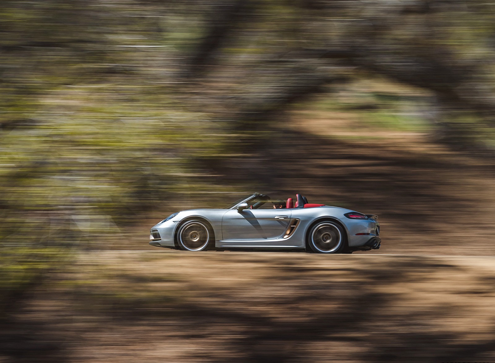 2021 Porsche 718 Boxster GTS 4.0 25 Years (Color: GT Silver) Side Wallpapers #38 of 185