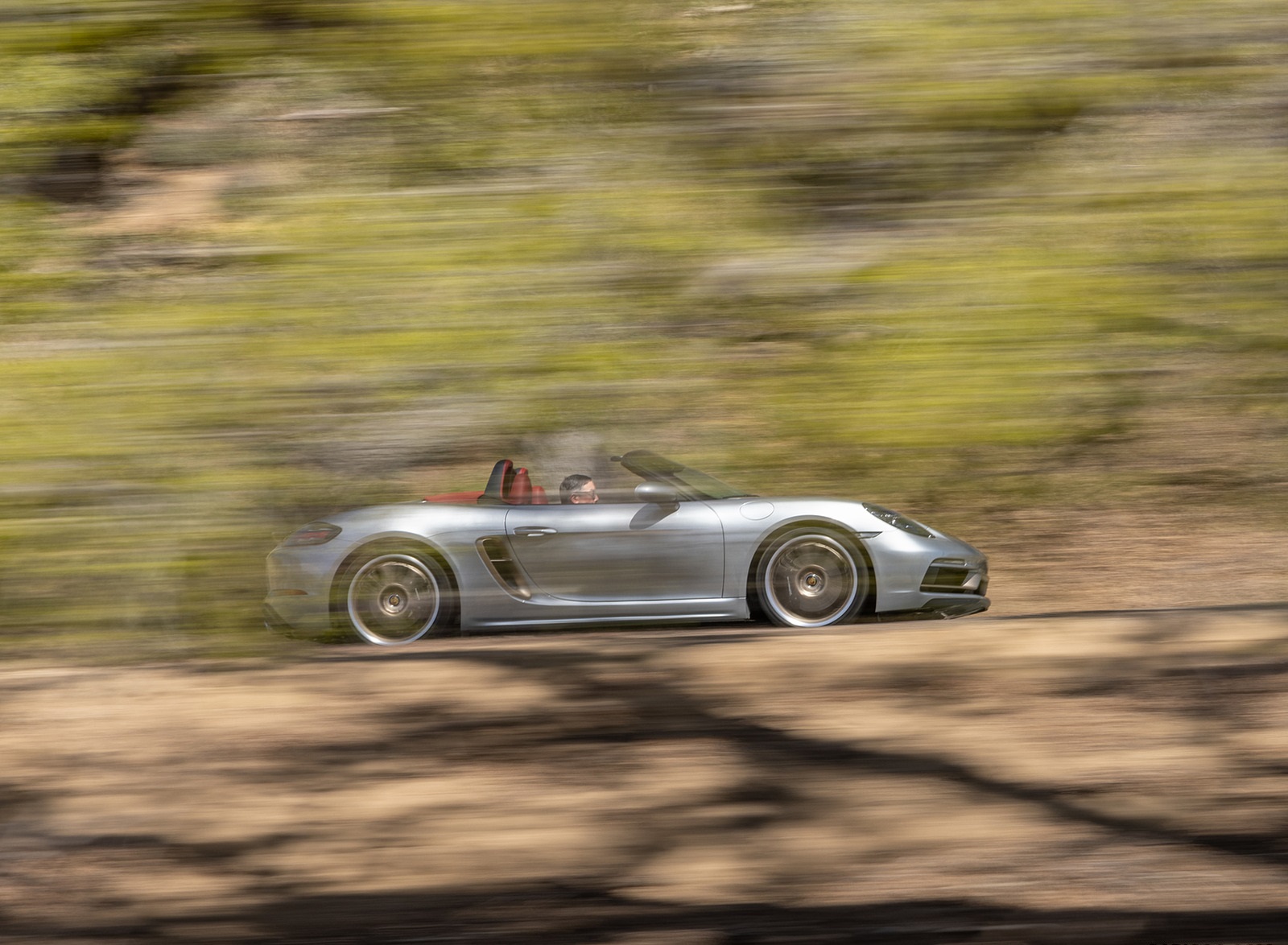 2021 Porsche 718 Boxster GTS 4.0 25 Years (Color: GT Silver) Side Wallpapers #32 of 185