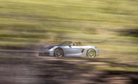 2021 Porsche 718 Boxster GTS 4.0 25 Years (Color: GT Silver) Side Wallpapers 450x275 (33)
