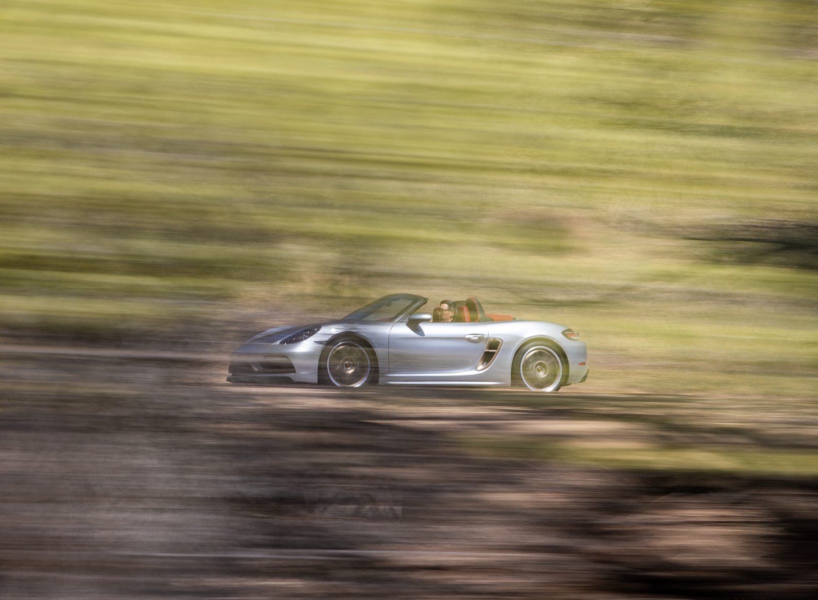 2021 Porsche 718 Boxster GTS 4.0 25 Years (Color: GT Silver) Side Wallpapers #33 of 185
