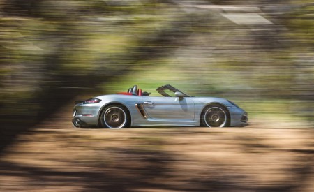 2021 Porsche 718 Boxster GTS 4.0 25 Years (Color: GT Silver) Side Wallpapers 450x275 (34)