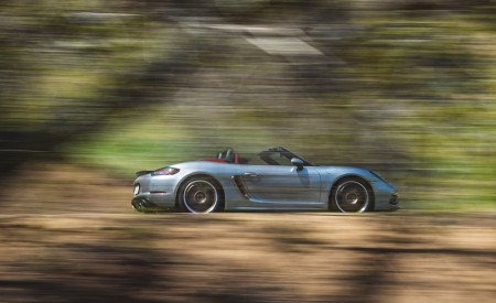 2021 Porsche 718 Boxster GTS 4.0 25 Years (Color: GT Silver) Side Wallpapers 450x275 (35)