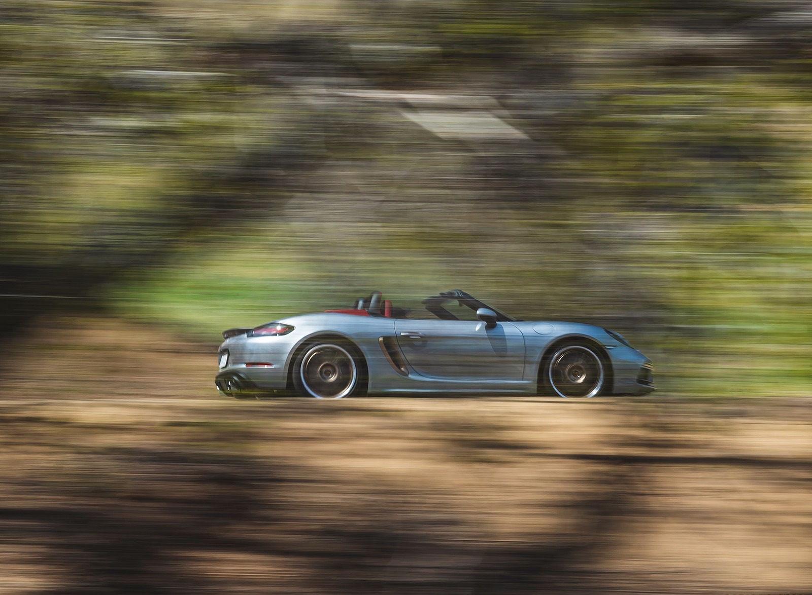 2021 Porsche 718 Boxster GTS 4.0 25 Years (Color: GT Silver) Side Wallpapers #35 of 185