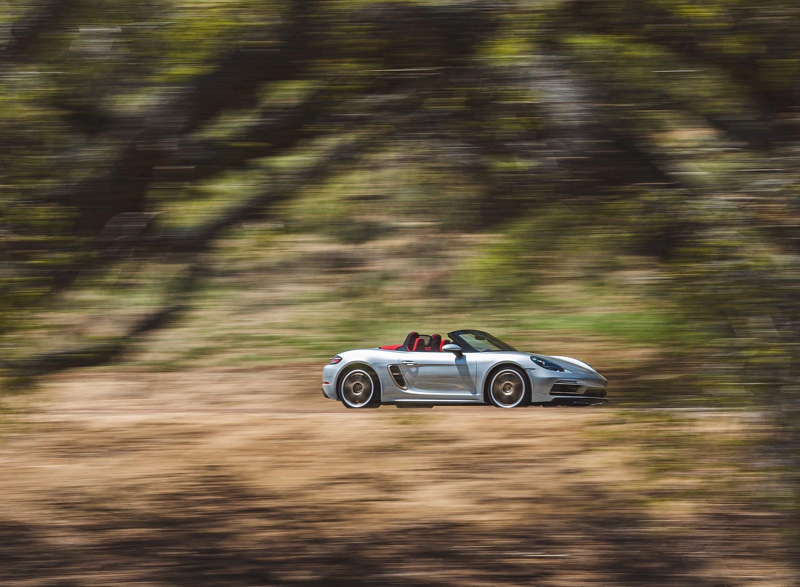 2021 Porsche 718 Boxster GTS 4.0 25 Years (Color: GT Silver) Side Wallpapers #36 of 185