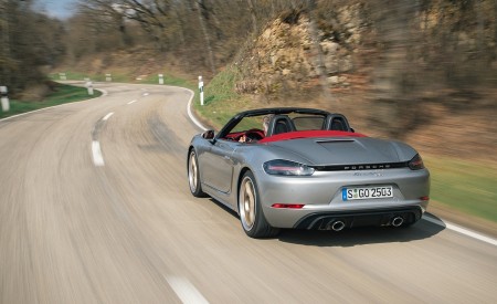 2021 Porsche 718 Boxster GTS 4.0 25 Years Rear Three-Quarter Wallpapers 450x275 (101)