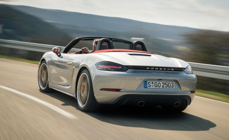2021 Porsche 718 Boxster GTS 4.0 25 Years Rear Three-Quarter Wallpapers  450x275 (104)