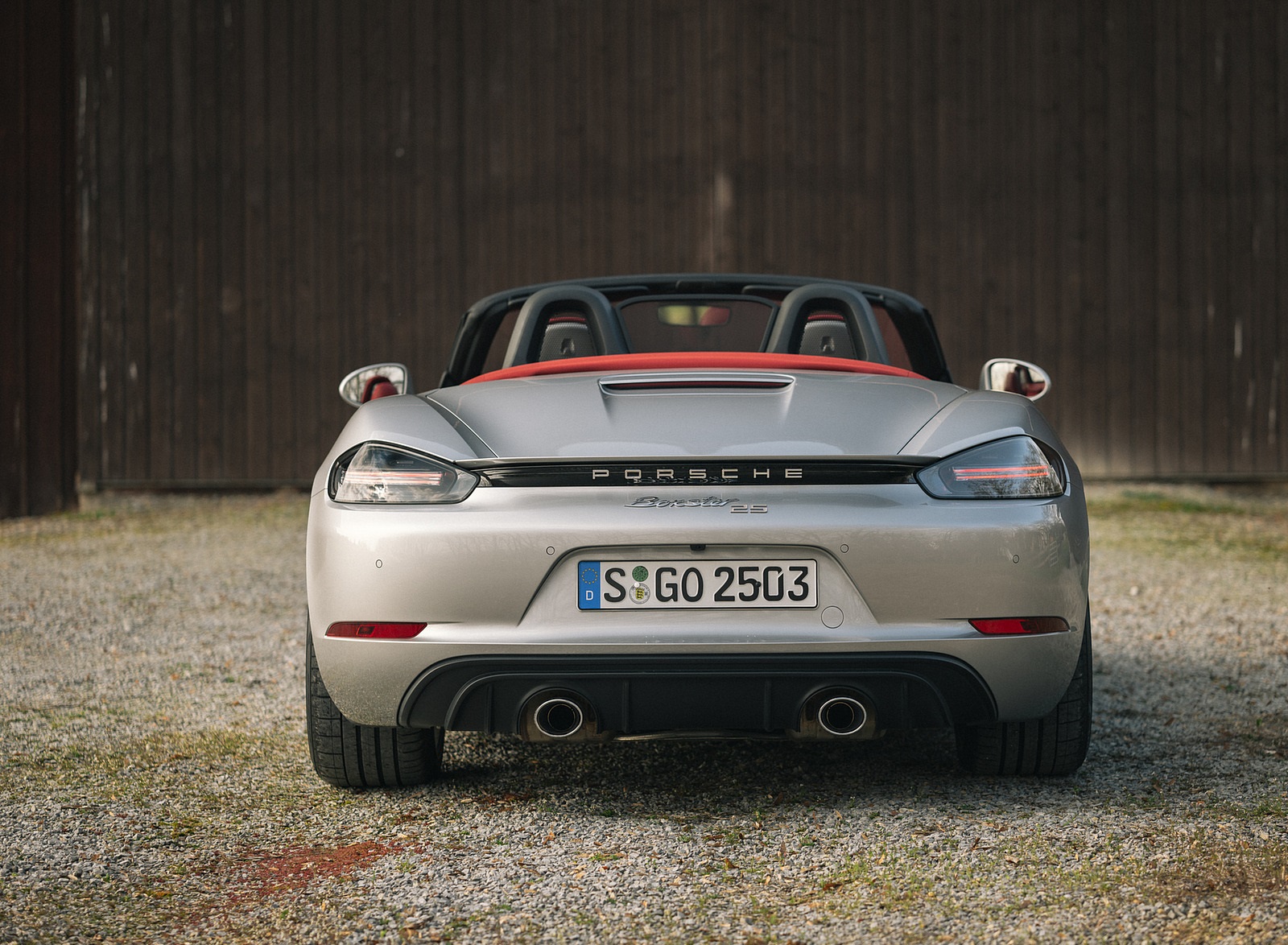 2021 Porsche 718 Boxster GTS 4.0 25 Years Rear Wallpapers #118 of 185