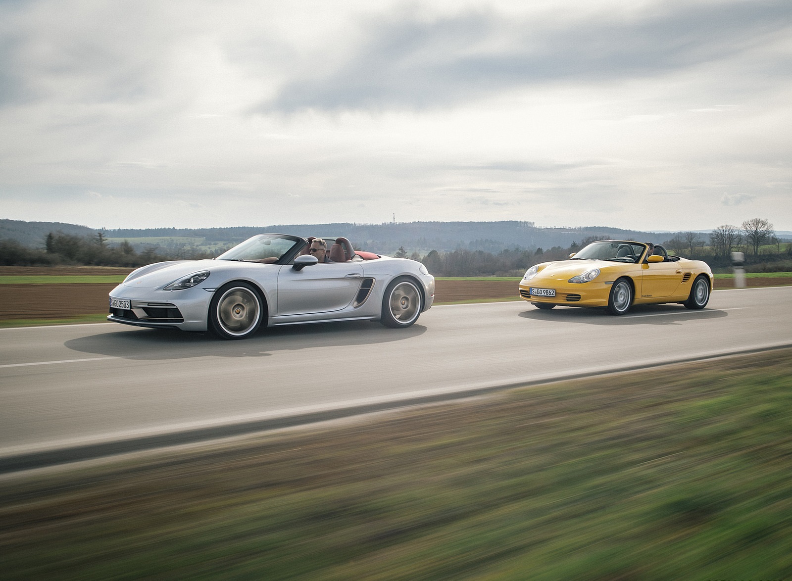 2021 Porsche 718 Boxster GTS 4.0 25 Years and 1996 Boxster Front Three-Quarter Wallpapers #150 of 185