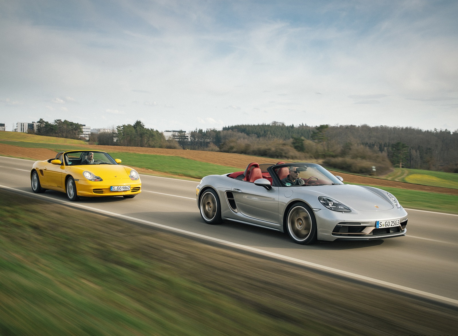 2021 Porsche 718 Boxster GTS 4.0 25 Years and 1996 Boxster Front Three-Quarter Wallpapers #148 of 185