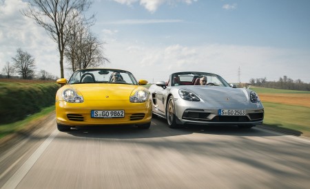 2021 Porsche 718 Boxster GTS 4.0 25 Years and 1996 Boxster Front Wallpapers 450x275 (144)