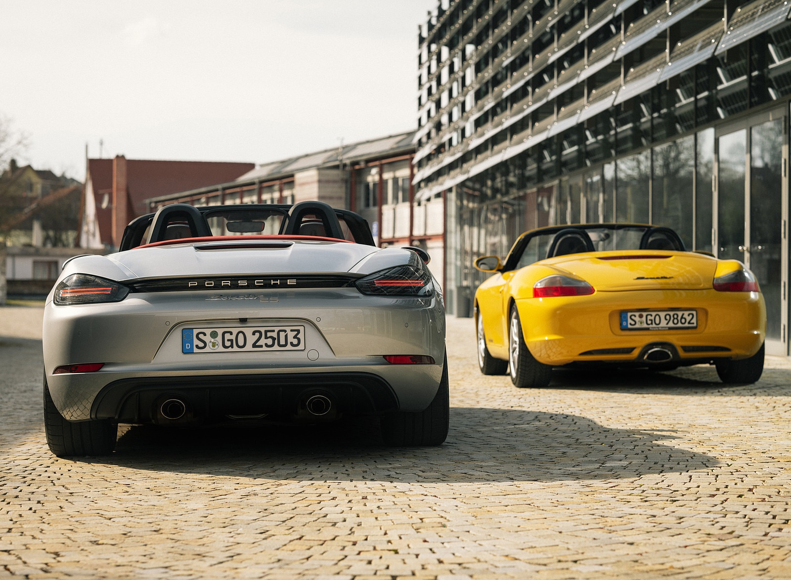 2021 Porsche 718 Boxster GTS 4.0 25 Years and 1996 Boxster Rear Wallpapers #163 of 185