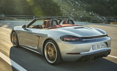 2021 Porsche 718 Boxster GTS 4.0 25 years Rear Three-Quarter Wallpapers 450x275 (177)