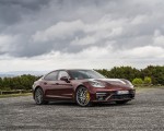 2021 Porsche Panamera Turbo S (Color: Cherry Metallic) Front Three-Quarter Wallpapers 150x120 (30)