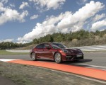 2021 Porsche Panamera Turbo S (Color: Cherry Metallic) Front Three-Quarter Wallpapers 150x120 (15)