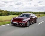 2021 Porsche Panamera Turbo S (Color: Cherry Metallic) Front Three-Quarter Wallpapers 150x120 (4)